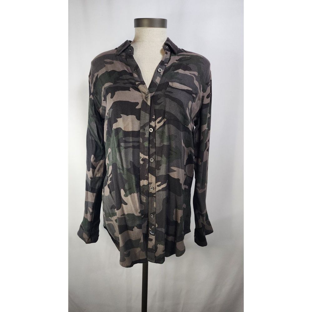 Rails Women's Camo Button-Up Blouse Size Xs - image 6